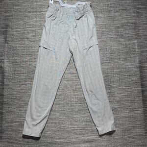 Athleta Plaid Skyline Pants Women's Size 4 White Black Stretch